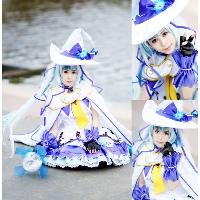 日本製即発送 コスプレ 雪ミク コスプレ衣装 初音ミク ボカロ 送料無料 Yy605 Galaxyshop 衣装 Yy605 Yy605 送料無料 Yy605 Vocaloid