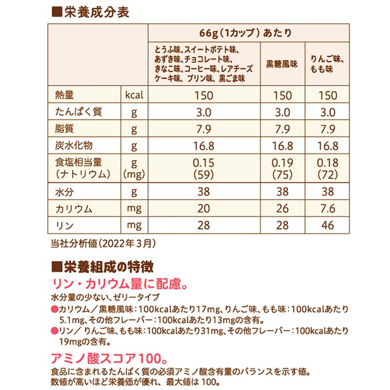 アイソカル ゼリー ハイカロリー あずき味 66g×24個/箱 ネスレ : 健康