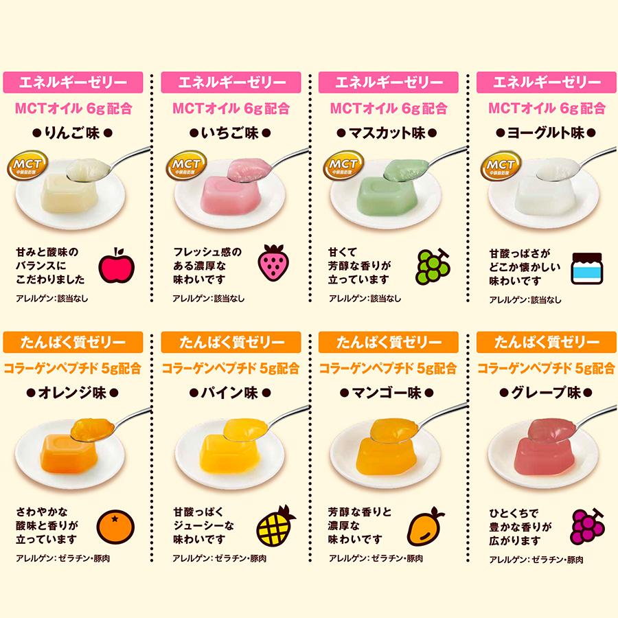 お取り寄せ可) 日清オイリオ ミニタス エネルギーゼリー りんご味 25g