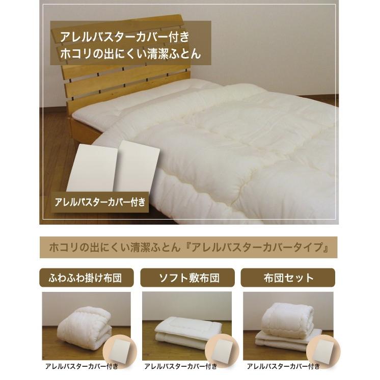 アレルバスター カバー付き ホコリの出にくい清潔ふとん　ダブルロング　SL
