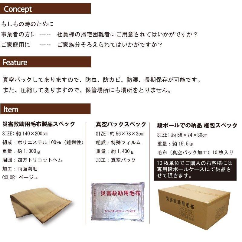A 10枚単位 災害救助用毛布 災害備蓄用毛布 災害毛布 防災毛布 難燃