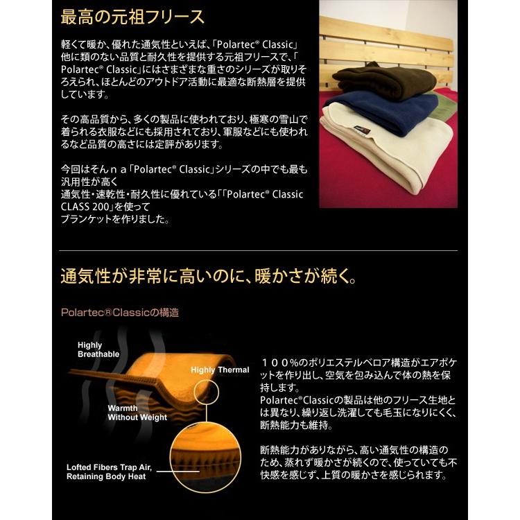 Polartecポーラテック毛布シングル日本製2026年購入京都金桝 ポーラテック シングルサイズ 毛布 150×210cm Polartec 本場アメリカの