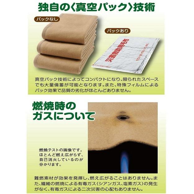 災害救助用毛布 10枚入② 10枚単位】 災害救助用毛布 災害備蓄用毛布 難燃毛布（防炎毛布タイプ