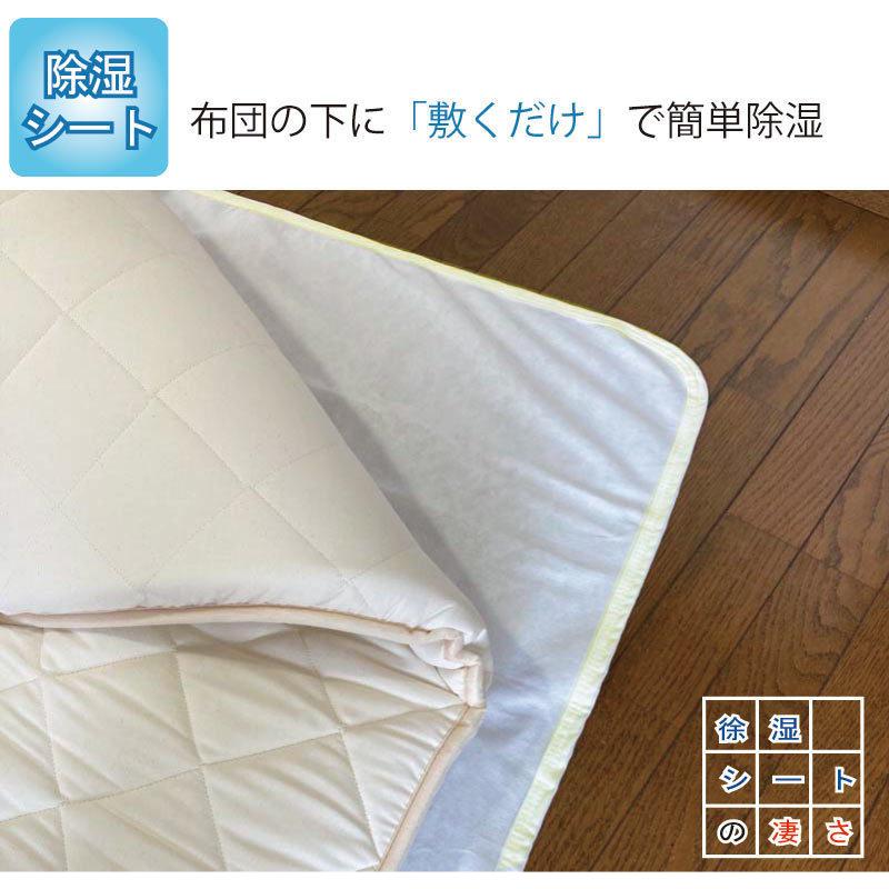 A　消臭加工　除湿シート ダブル ロング 130×180cm 除湿マット 吸湿シート 湿気対策_1