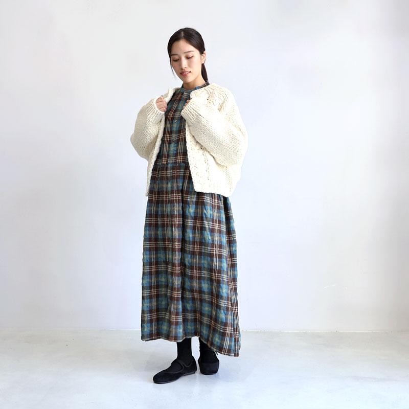 ICHI Antiquites イチアンティークス ウールワッシャータータン  