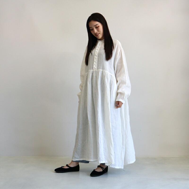 ICHI Antiquites イチアンティークス フレンチリネンワンピース 