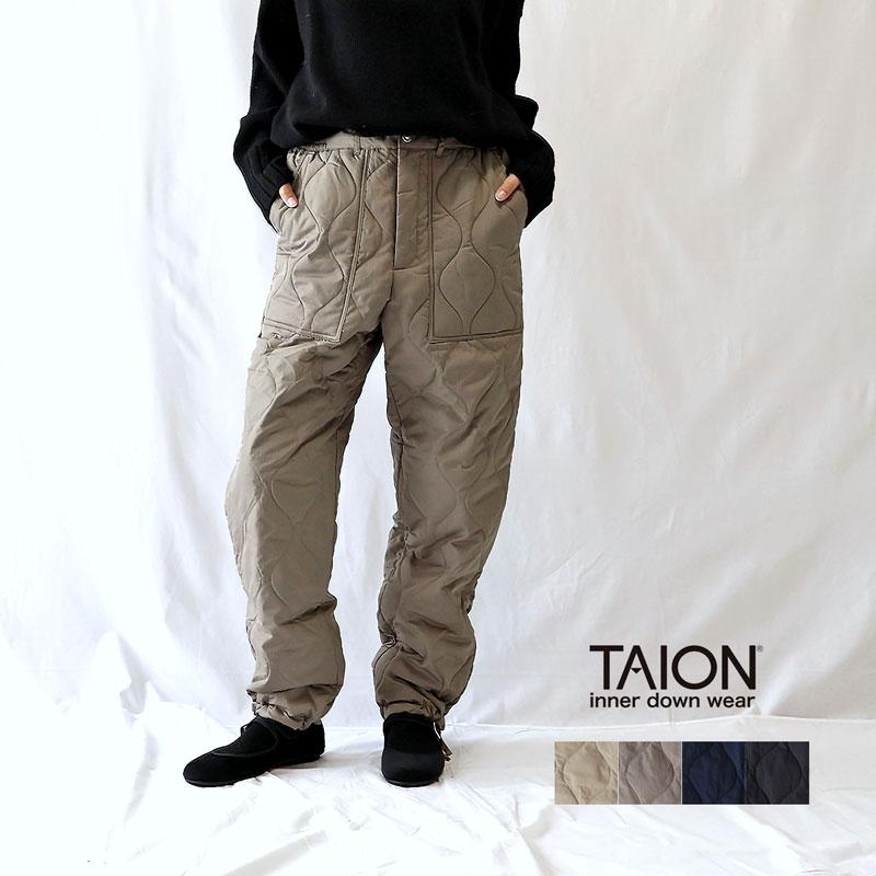 【 美品 】 TAION ミリタリーキルトパンツ 131ML-1 Mサイズ 楽天市場】タイオン レギュラー ミリタリー ダウンパンツ TAION