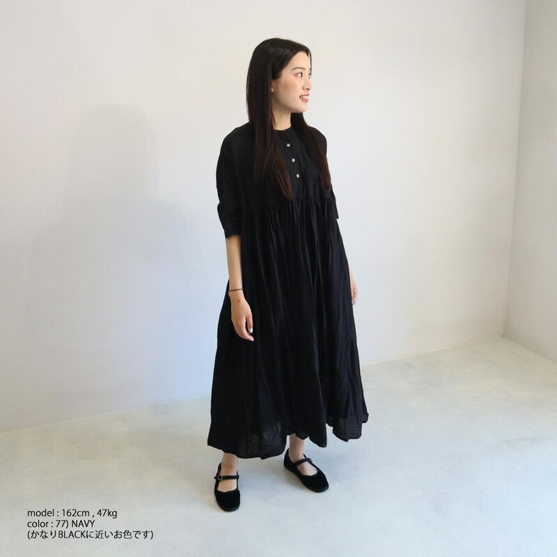 mizuiro ind ミズイロインド ワンピース ドルマンスリーブギャザー 