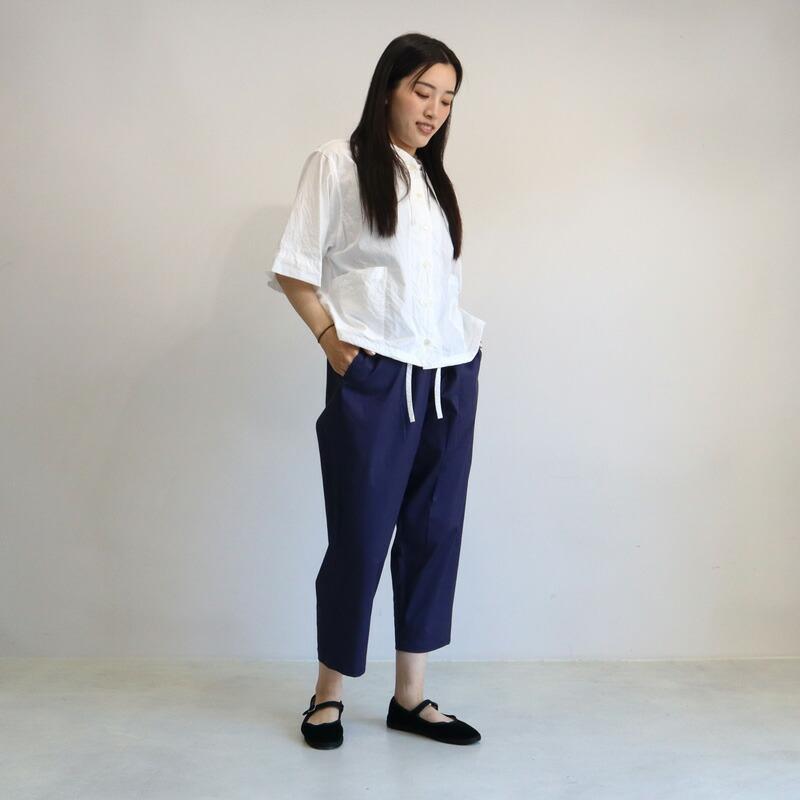 mizuiro ind タックイージーパンツ ミズイロインド ワイドパンツ 