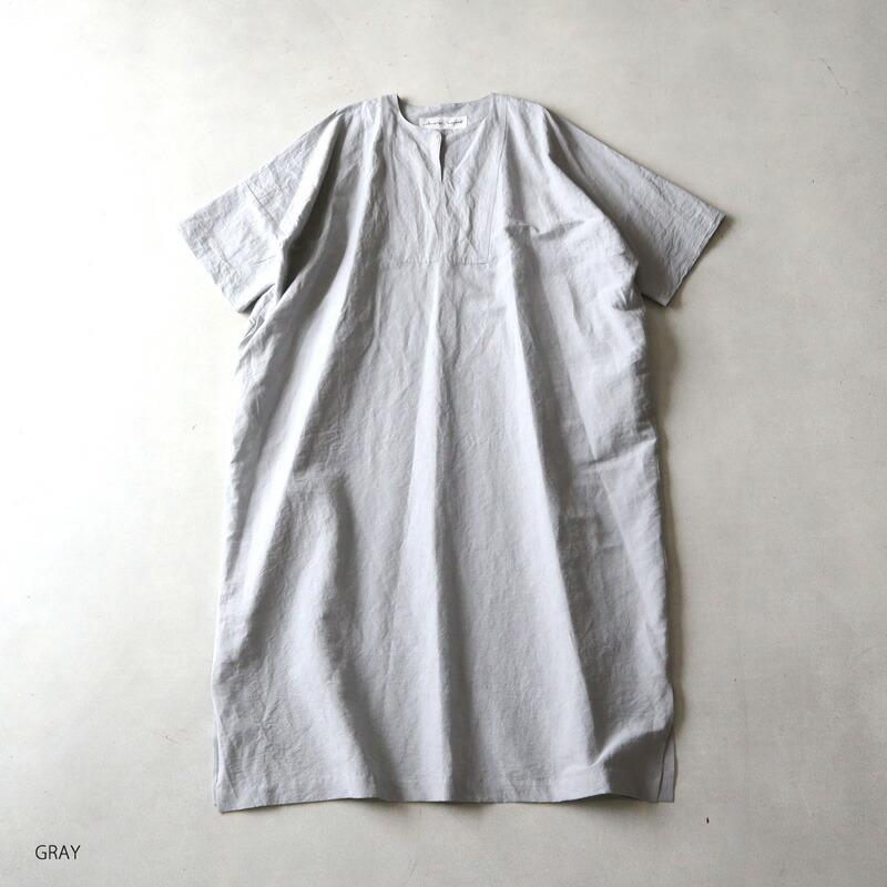 スースースーコンフォート Si Si Si Comfort ニューウーパーワンピース 21 Ss008cl レディース 春夏 オーバーサイズ 七分袖 綿 麻 21 Ss008cl Galette Store 通販 Yahoo ショッピング