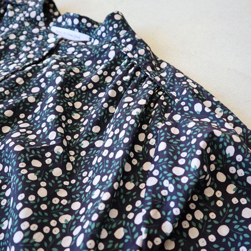 Pont de Chalons ポンデシャロン シトロンプリントワンピース