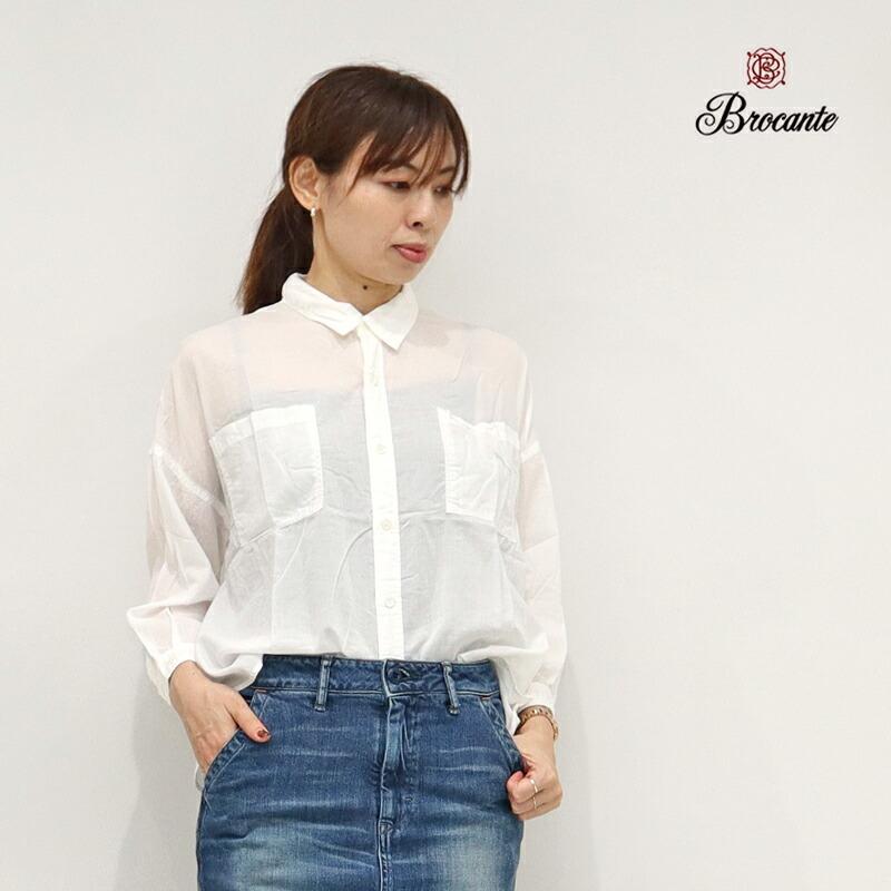 ブロカント Brocante テンセルコットンワークシャツ ドミンゴ 36 028x レディース Dmg D M G ドルマンブラウス ゆったり 日本製 36 028x Galette Store 通販 Yahoo ショッピング