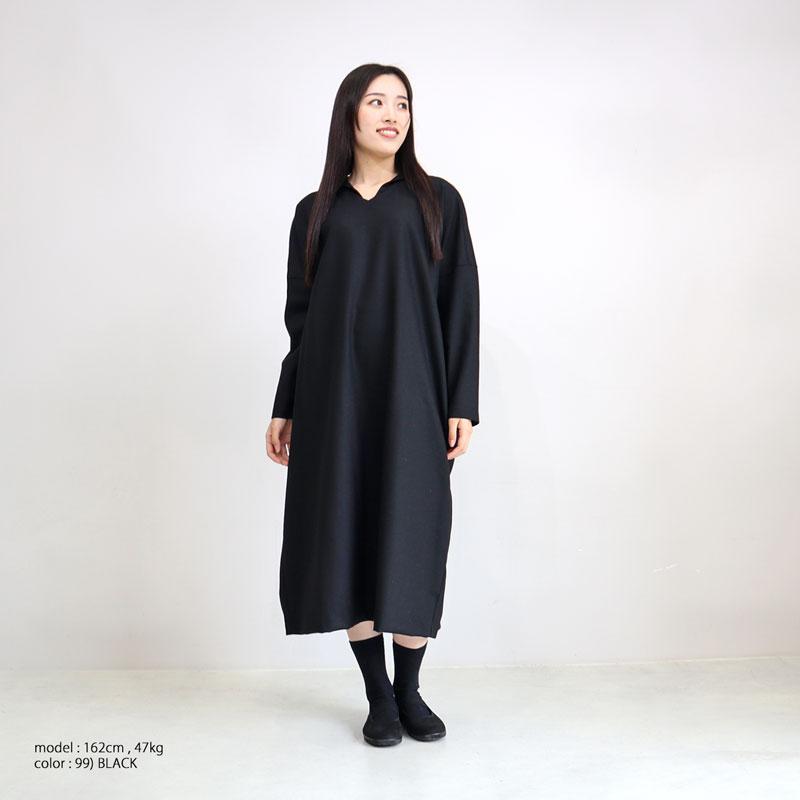 Miss Point ゴシックロングスリーブスタンドカラーワンピース ネイビー mizuiroind mizuiro ind ミズイロインド ハイゲージスタンド