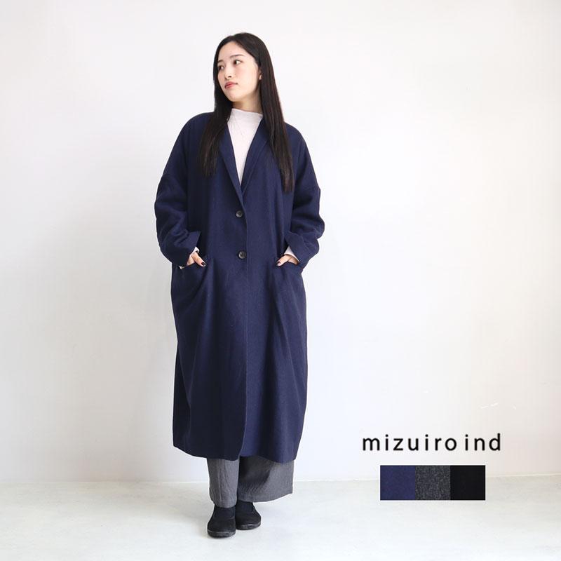 ミズイロインド デニム素材春物コート ミズイロインド デニム素材春物コート mizuiro ind (ミズイロ