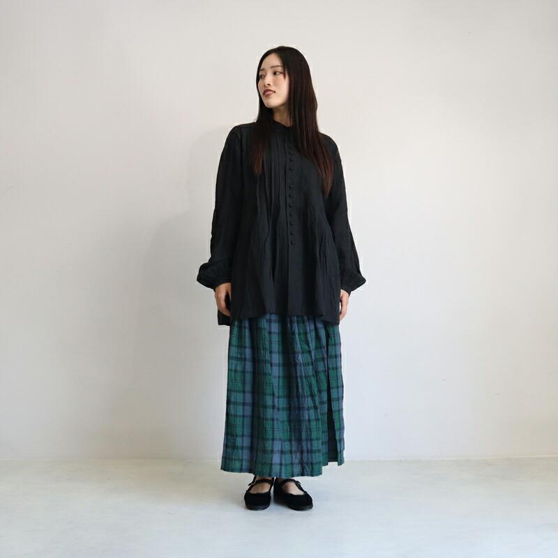 ICHI Antiquites イチアンティークス フレンチリネンピンタック 
