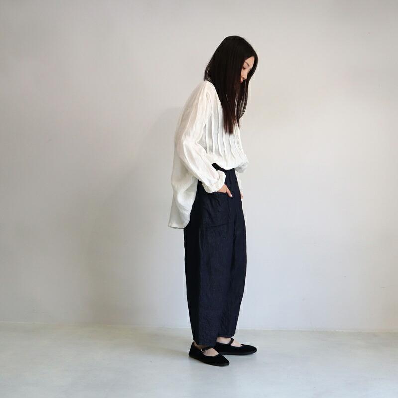 ICHI Antiquites イチアンティークス フレンチリネンピンタック 