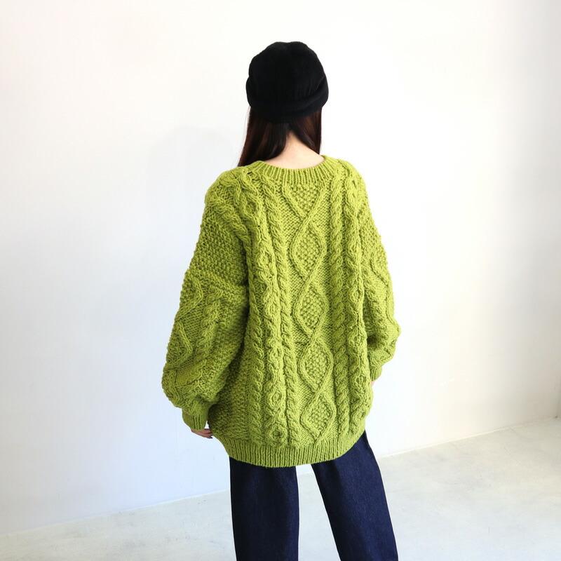 ICHI Antiquites イチアンティークス ペルーハンドニットプルオーバー 
