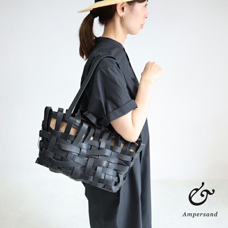 トートバック レザーバッグ クラフトレザーメッシュトートバッグ  