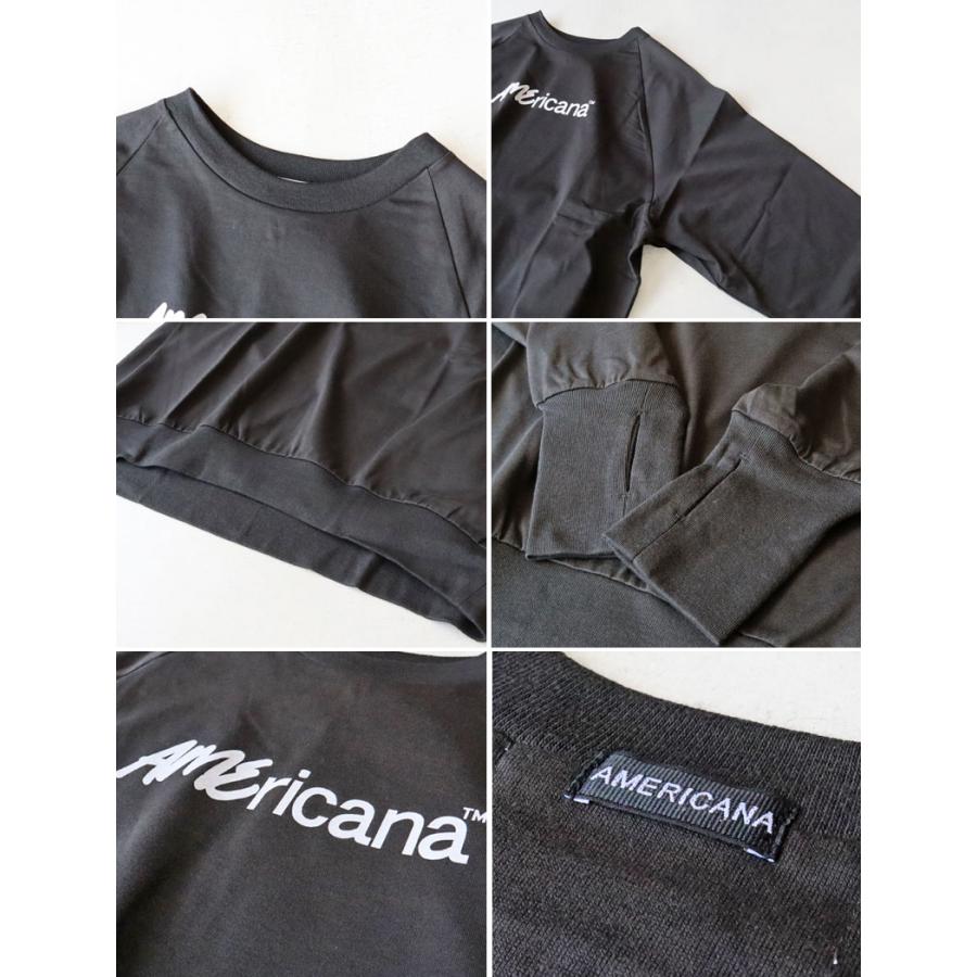 アメリカーナ　プルオーバー AMERICANA Americana アメリカーナ ハイゲージジャージープル