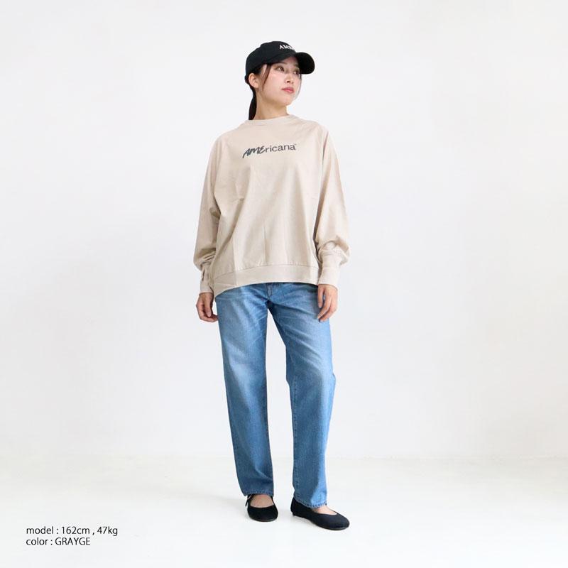 アメリカーナ　プルオーバー AMERICANA Americana アメリカーナ ハイゲージジャージープル