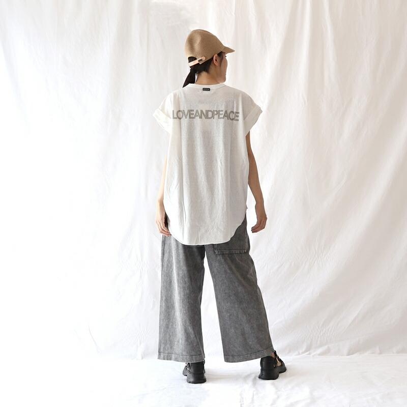 AMERICANA Americana アメリカーナ 袖ロールアップT AMERICANA Americana アメリカーナ 袖ロールアップT