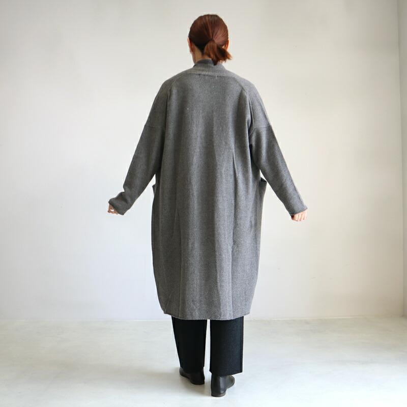 evam eva ウールセーブルローブ 羽織り ガウン ロングカーディガン  