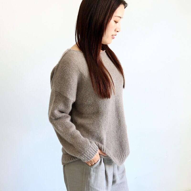 evam eva エヴァムエヴァ モヘアリリィプルオーバー E233K081 