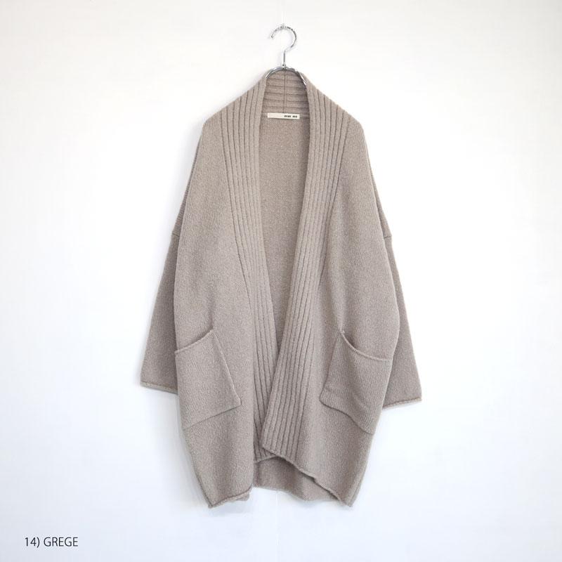 evam eva エヴァムエヴァ アルパカウールローブ E233K144 レディース  