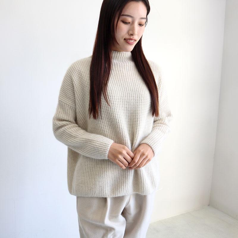 evam eva エヴァムエヴァ ウールフォックスプルオーバー E233K177  