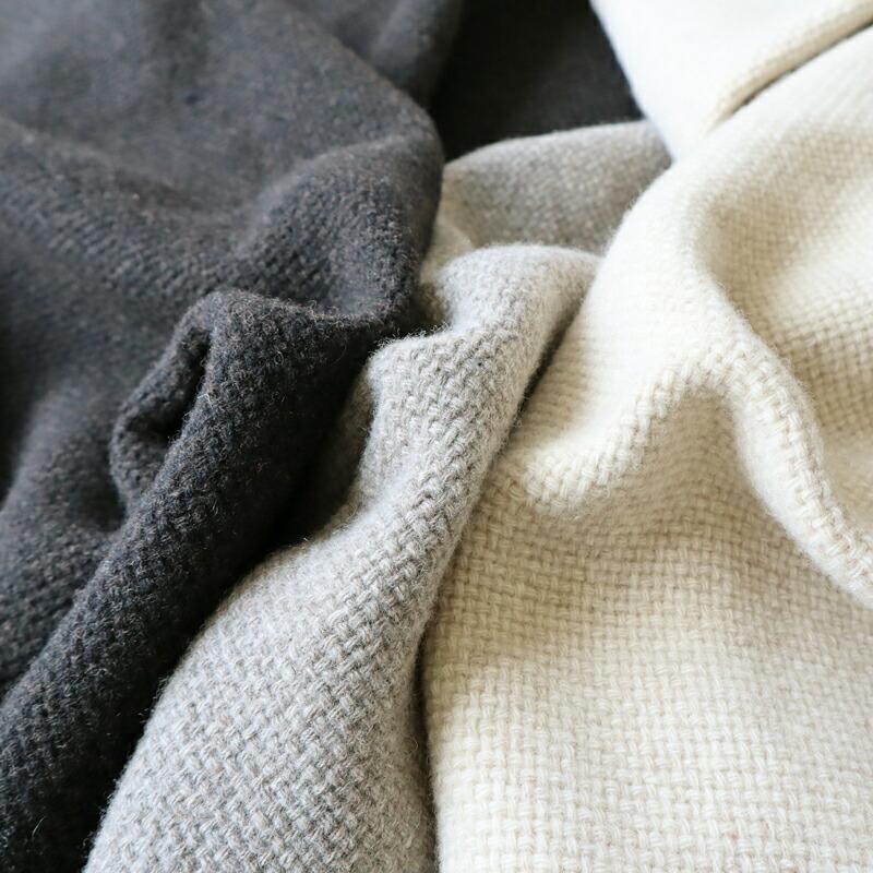 2023AW✨evam eva ウールツイード ショート コート　チャコール evam eva エヴァムエヴァ ウールツイードショートコート