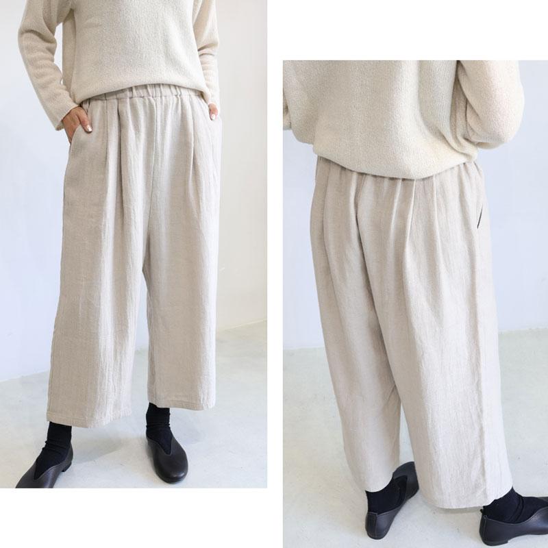 evam eva エヴァムエヴァ リネンウールパンツ linen wool pants evam eva エヴァムエヴァ リネンウールパンツ linen wool pants