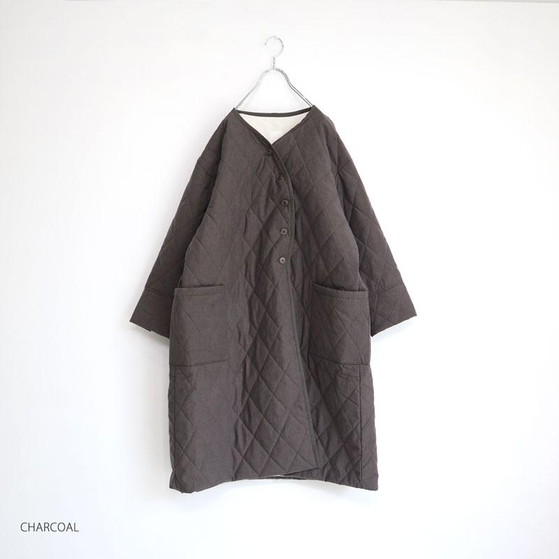 Gauze# キルティングコート レディース ロング ガーゼ アイノ