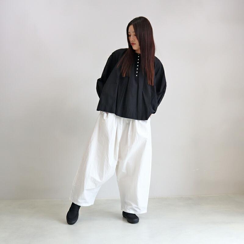 Gauze# ガーゼ リネンピエロパンツ G904 ワイドパンツ