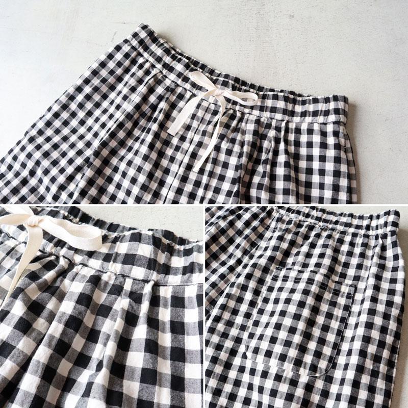 美品✨慈雨 サルエルパンツ ギンガムチェック センソユニコ 40