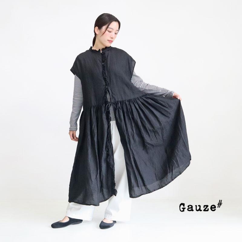 Gauze# ガーゼ アンティークレース2WAYクラシカルノースリーブ 