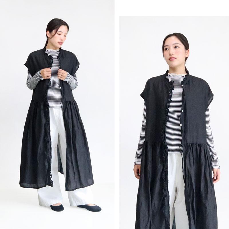 Gauze# ガーゼ アンティークレース2WAYクラシカルノースリーブ Gauze# ガーゼ アンティークレース2WAYクラシカルノースリーブ