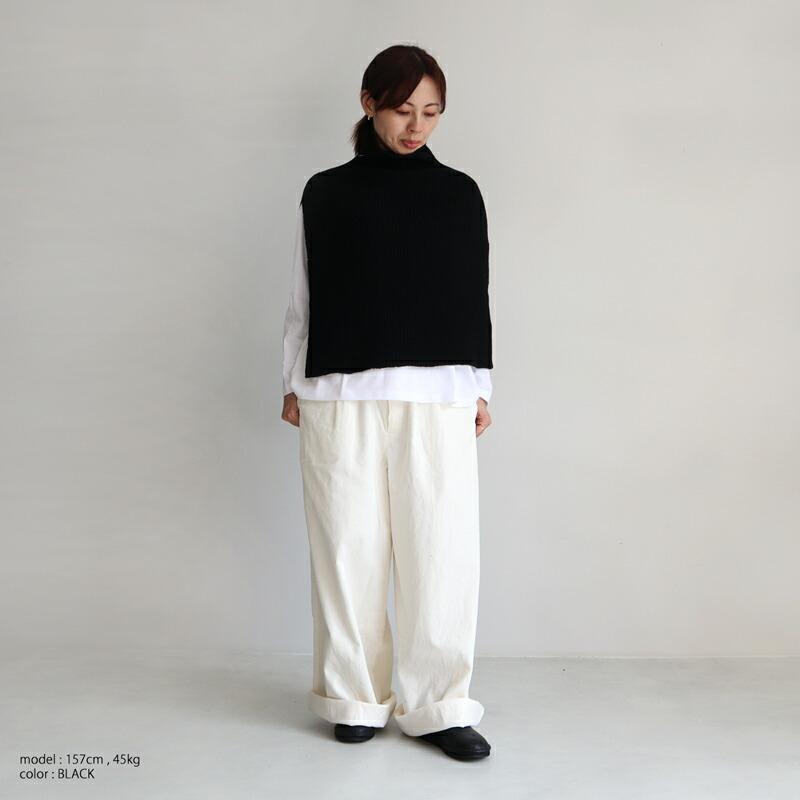 glamlips アイボリー ツイード　ポンチョ ベスト Tweed ポンチョ ベスト