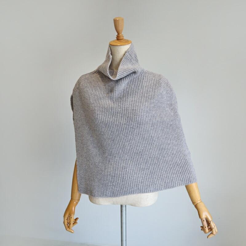 ポンチョ ベスト ツイードミル TWEEDMILL スリット入り2wayニットポンチョ H2-PONCHO レディース 秋冬 タートルポンチョ レイヤード ケープ ウール｜galette-store｜14