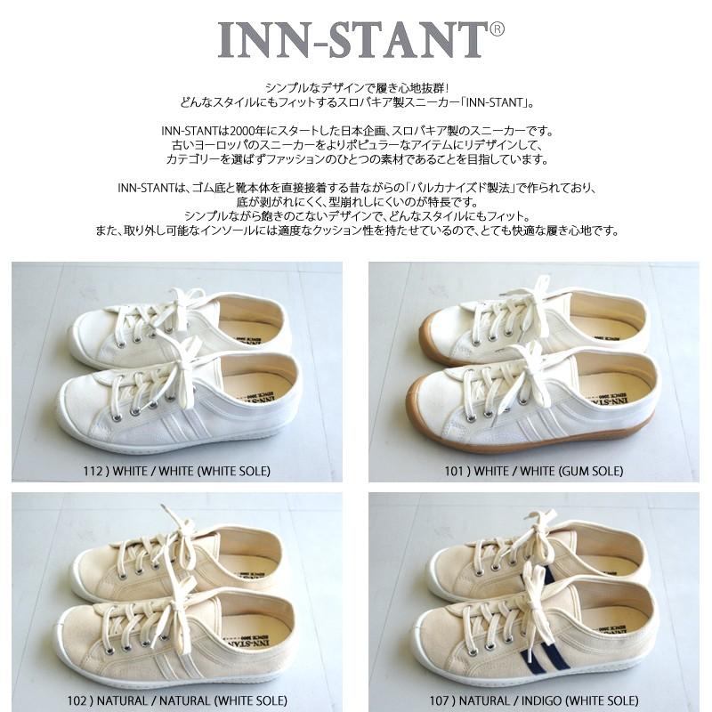 Inn Stant インスタント キャンバスローカットスニーカー ヴァルカナイズドスニーカー レディース スロバキア Inn Stant Galette Store 通販 Yahoo ショッピング