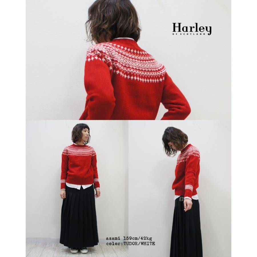 ハーレーオブスコットランド Harley Of Scotland フェアアイル柄レギュラーフィットセーター L3170 7 レディース 秋冬 ニット シェトランドウール L3170 7 Galette Store 通販 Yahoo ショッピング