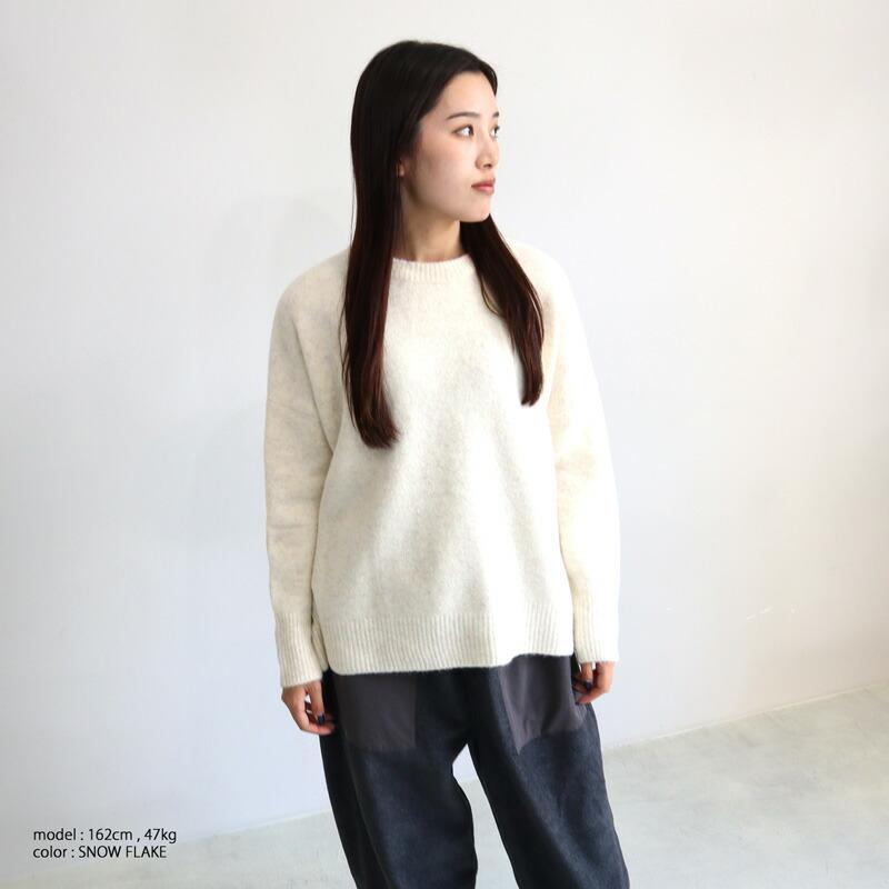 Laboratory ラボレイトリー マシュマロワイドニットプルオーバー LA250 Gauze ガーゼ レディース 秋冬 セーター