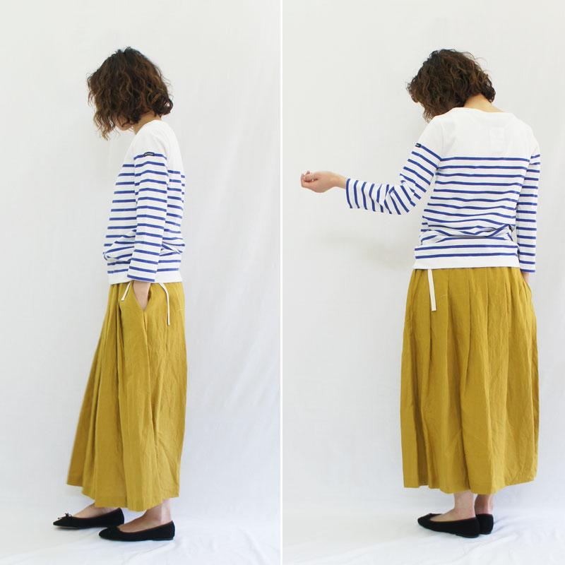 Le Minor ルミノア ルミノール パネルボーダー七分袖Tシャツ Le Minor ルミノア ルミノール パネルボーダー七分袖Tシャツ