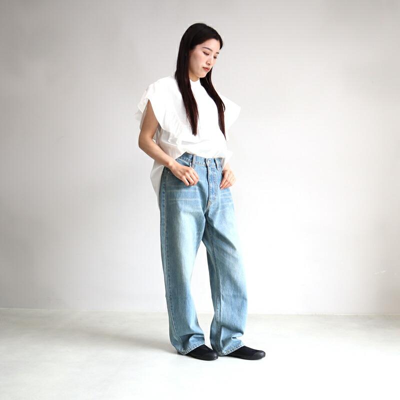 Kelen KELEN ケレン ワイドストレートデニムパンツ“Vey