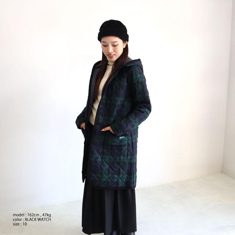 LAVENHAM ラベンハム キルティングコート BLACKWATCH BRUNDON ブラック 