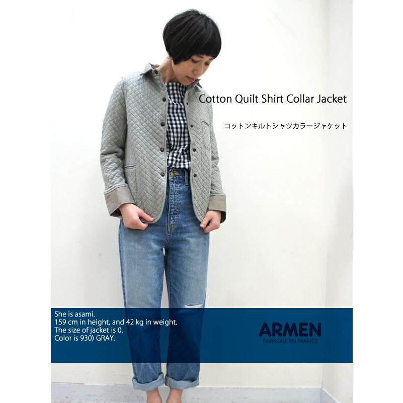 ARMEN アーメン キルティングジャケット コットンキルトシャツ ARMEN アーメン キルティングジャケット コットンキルトシャツ