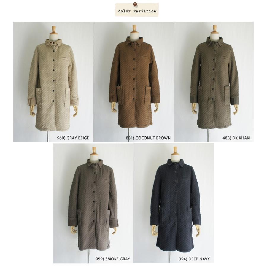 Armen アーメン キルティングコート コットンキルティングシャツカラーコート Cotton Quilt Shirts Collar Coat Nam0362 レディース 綿キルト Nam0362 Galette Store 通販 Yahoo ショッピング