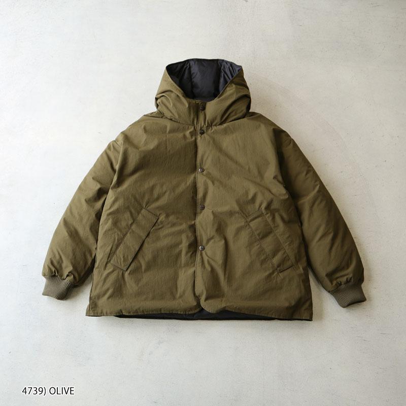 ARMEN アーメン ナイロンコットンリバーシブルダウンフーデッド ARMEN アーメン ナイロンコットンリバーシブルダウンフーデッド