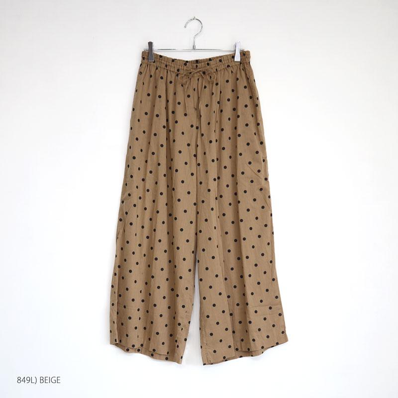 SOIL(ファッション) SOIL ソイル コットンボイルドットプリント