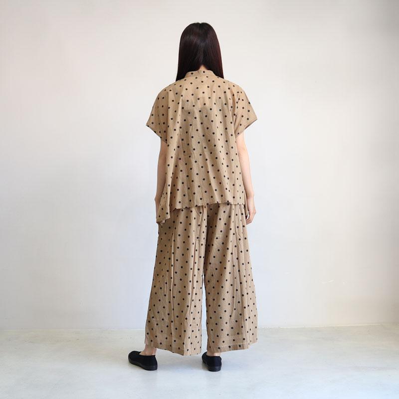 SOIL(ファッション) SOIL ソイル コットンボイルドットプリント