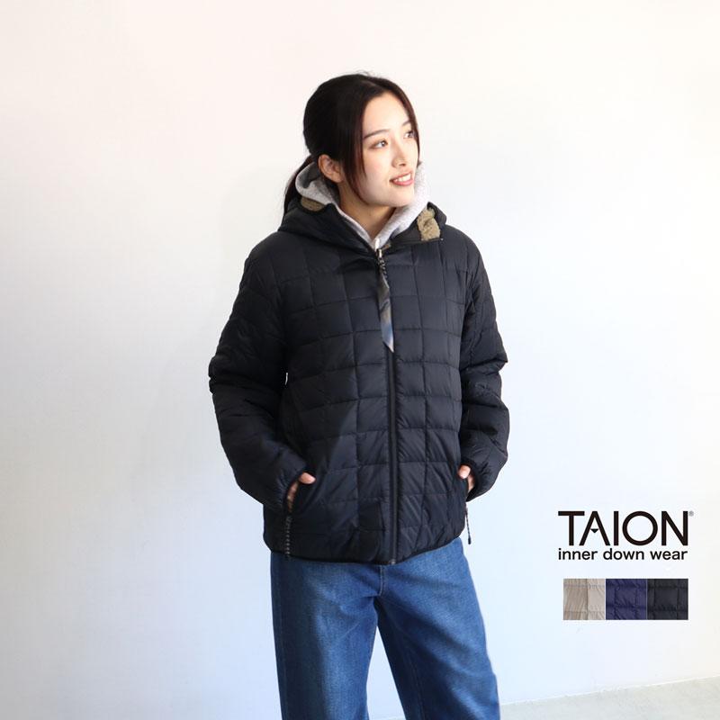 TAION タイオン ダウン×ボアリバーシブルフーディー R106MB TAION タイオン ダウン×ボアリバーシブルフーディー R106MB